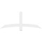 Ekena Millwork Bellingham Architectural Grade PVC Gable Bracket, 60"W x 25"H x 2"D x 4"F, 10/12 Pitch GBP060X25X0204BEL00 - alternate 3